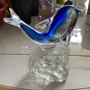 Stunning glass Dolphin